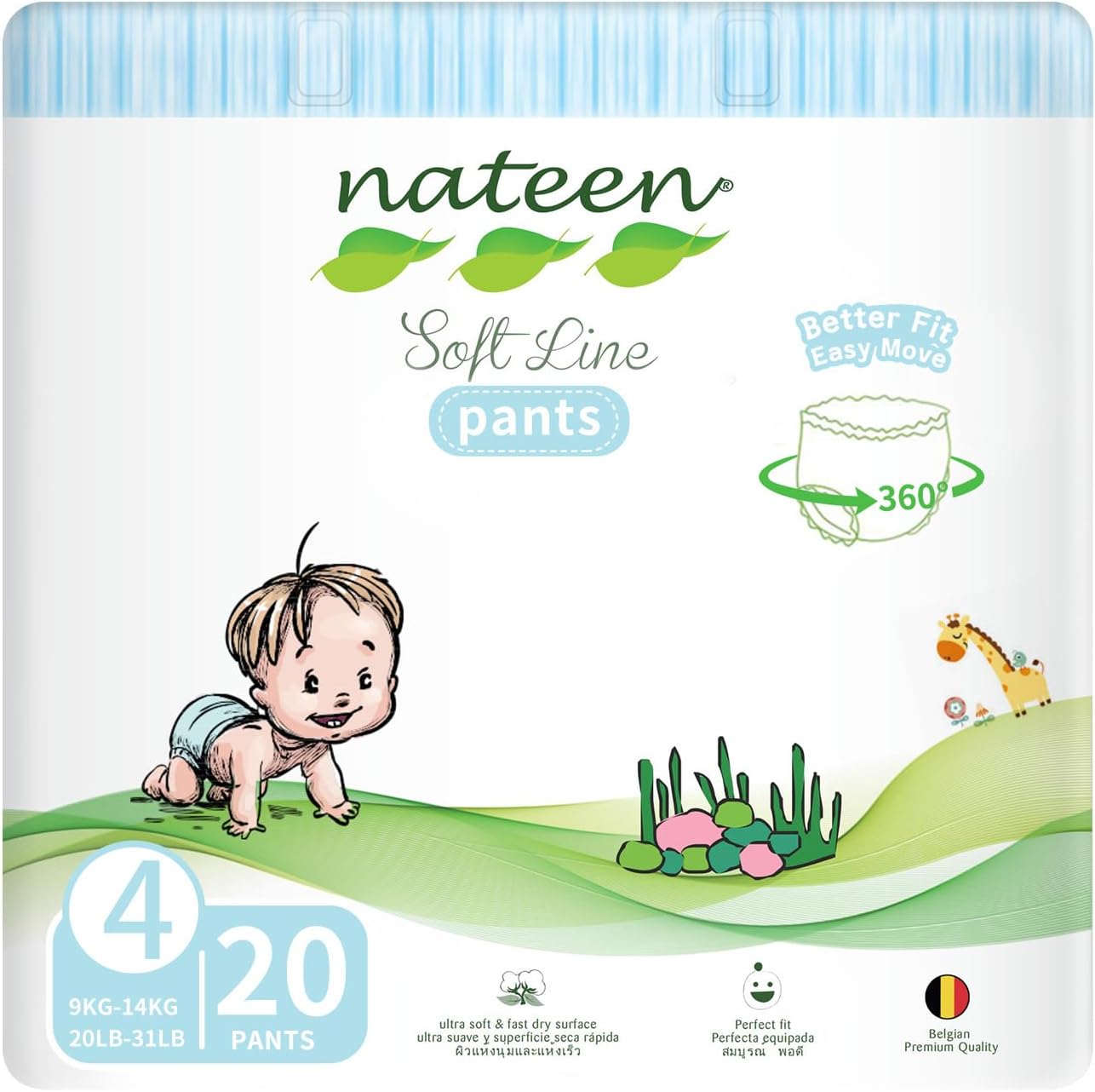 Nateen Plienkové nohavičky Soft Line · 4