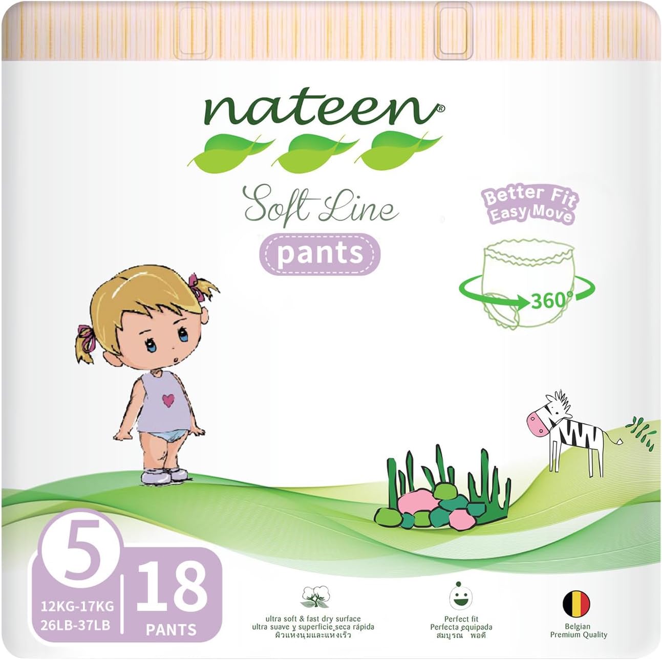Nateen Plienkové nohavičky Soft Line · 5