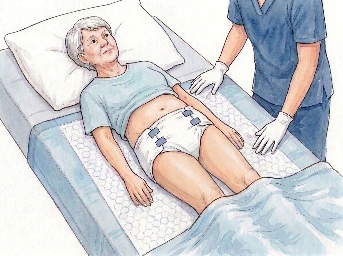 1. Podložka Mati na plachte, na celú šírku, so zastrčenými záložkami