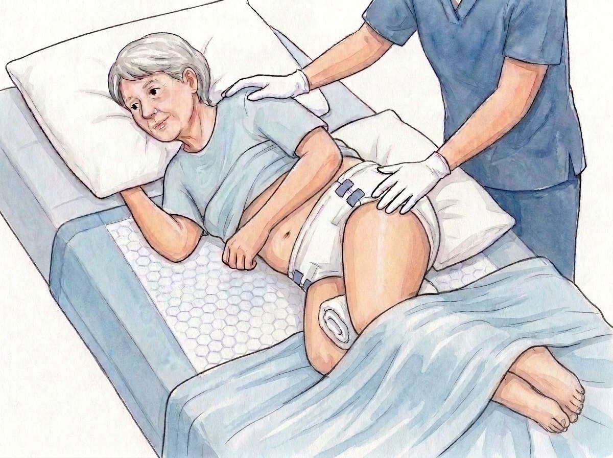 3. Zrolovaný uterák medzi kolená, vankúš za chrbát